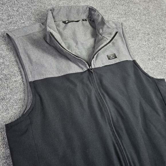 Travis Mathew Other - Travis Mathew Mens L Full Zip Gray Black Golf Vest Outerwear Stretch Travel
